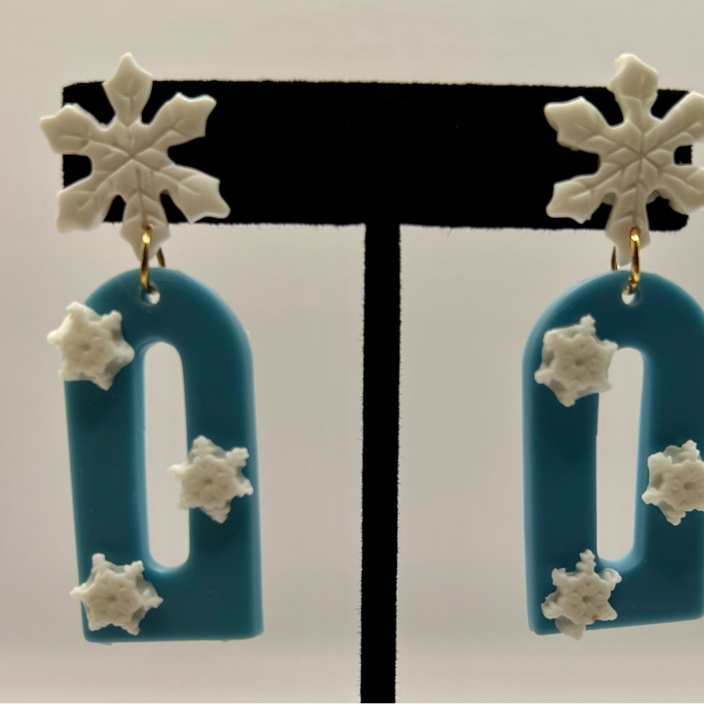Acrylic Holiday Earrings